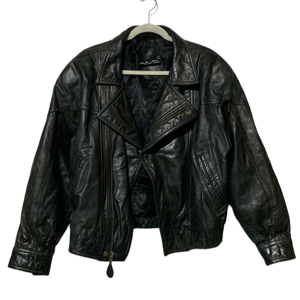 Vintage 80s AM2 Leather Jacket